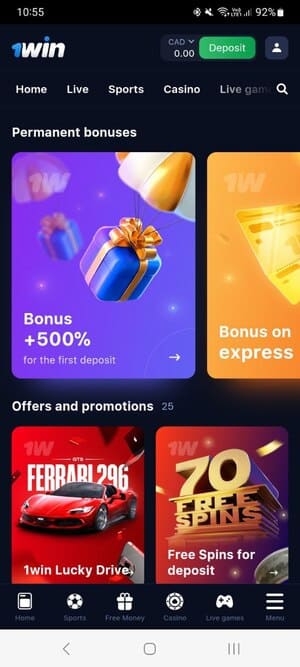 Bonasi ya Usajili ya 1Win