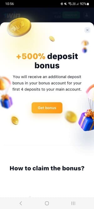Jinsi ya Kutumia Bonasi ya 1Win