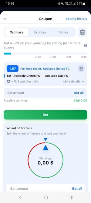 Aina za Dau Zinazopatikana kwenye Kitabu cha Michezo cha 1Win